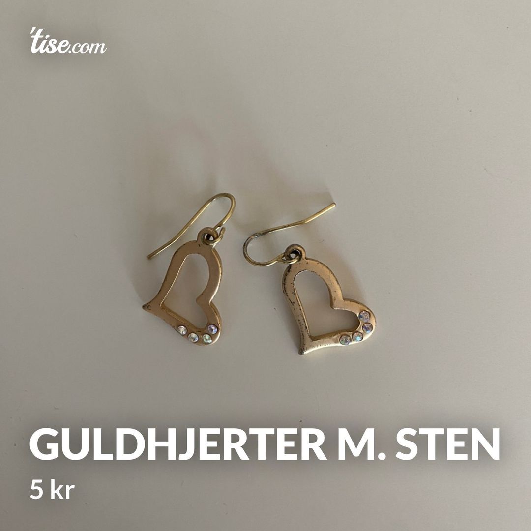 Guldhjerter m. Sten