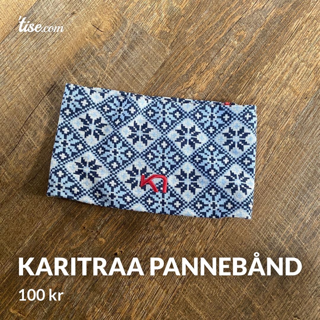 Karitraa pannebånd