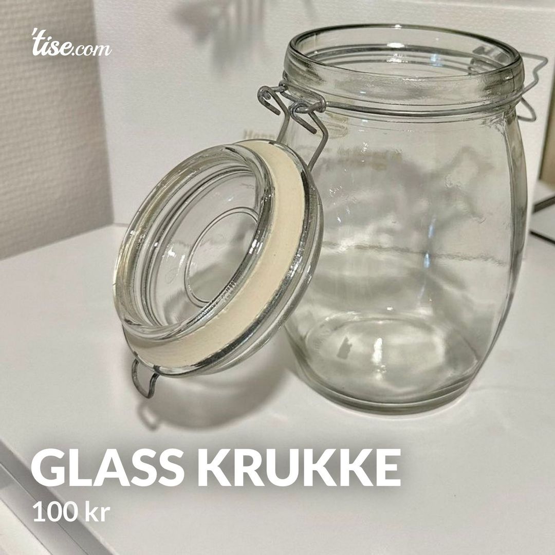 Glass krukke