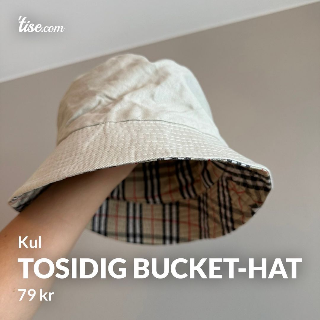 Tosidig bucket-hat