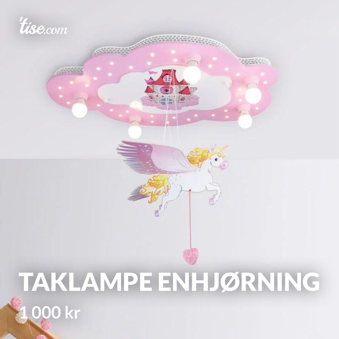 Taklampe enhjørning