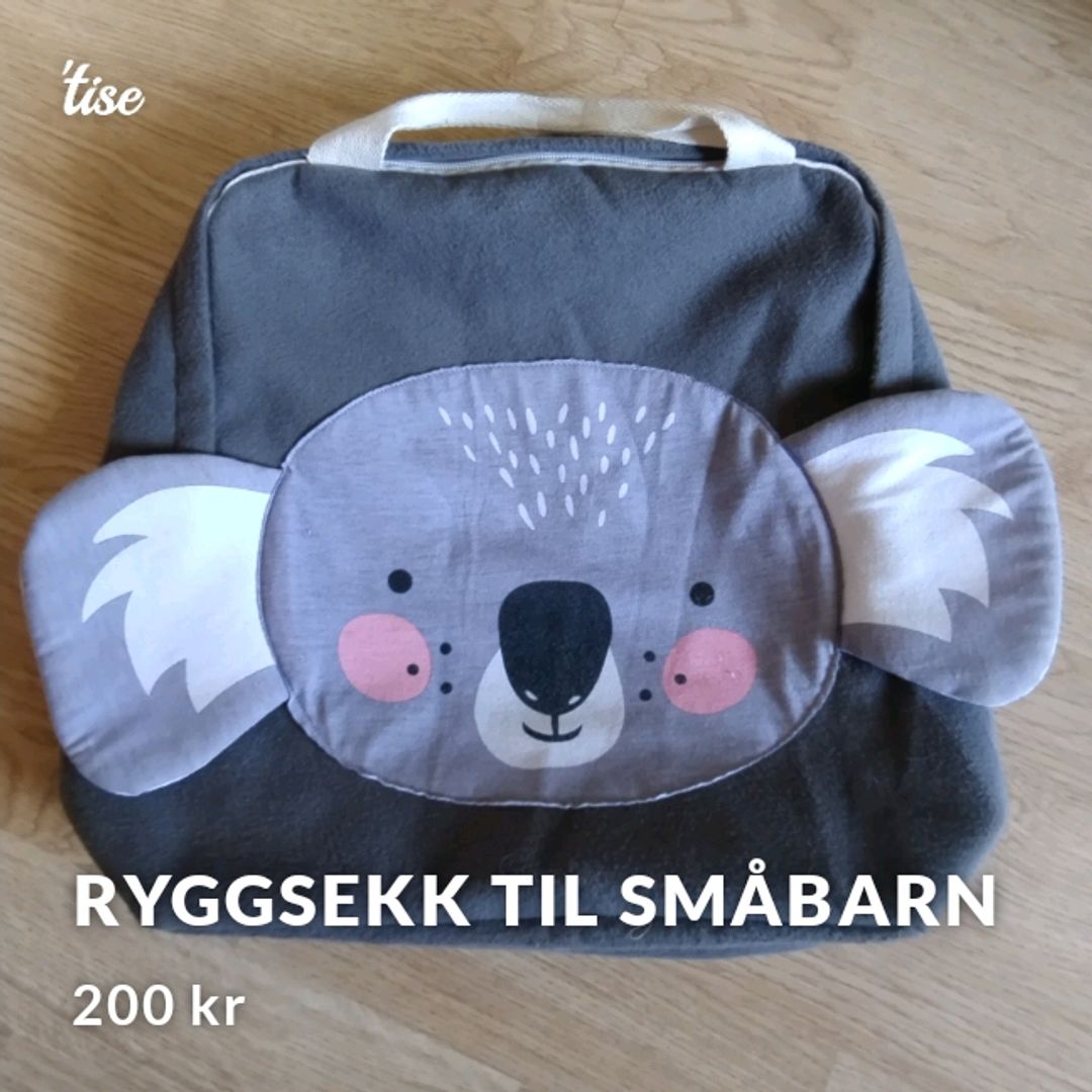 Ryggsekk til småbarn