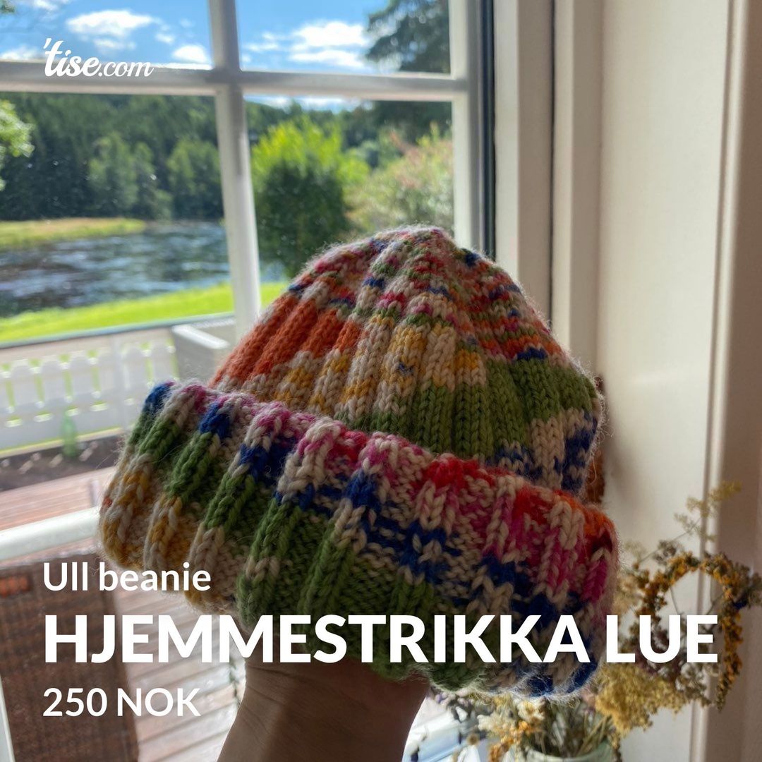 Hjemmestrikka lue