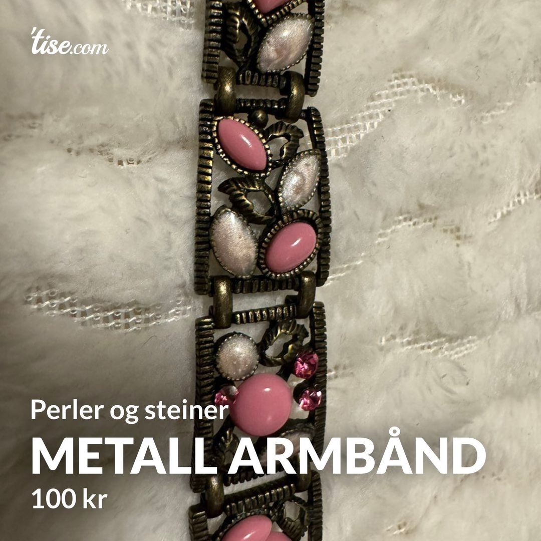 Metall armbånd