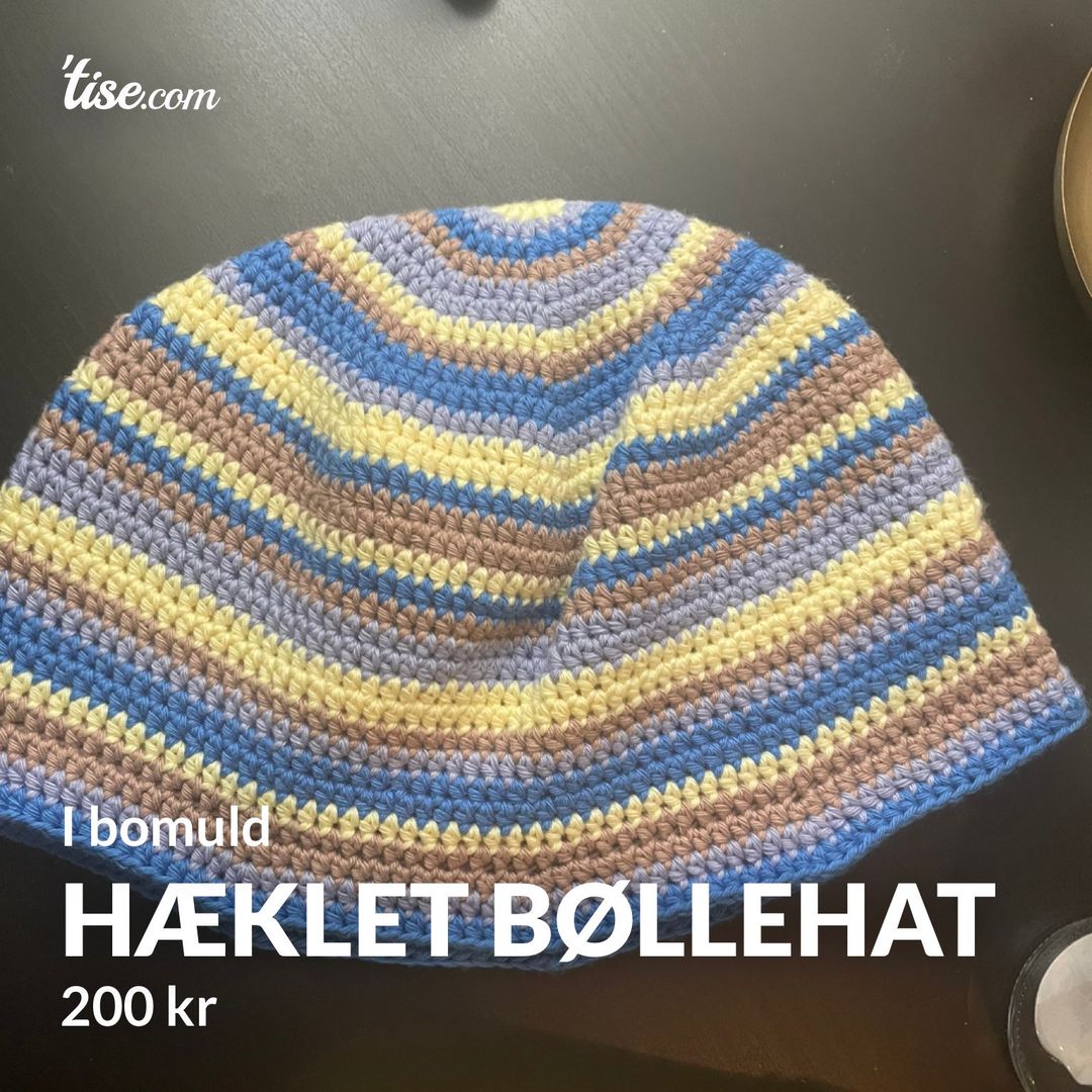 Hæklet bøllehat