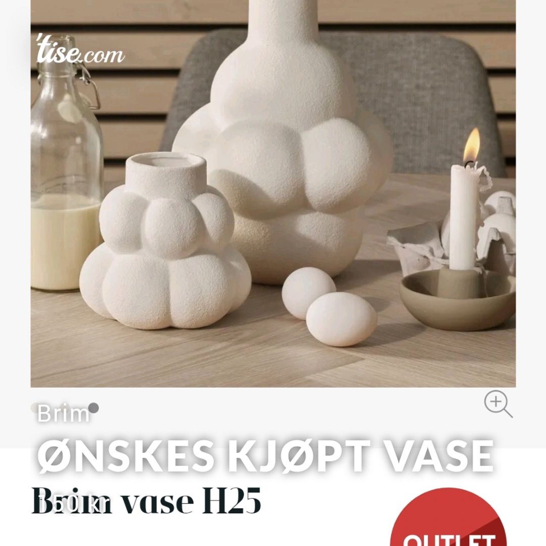 Ønskes Kjøpt Vase
