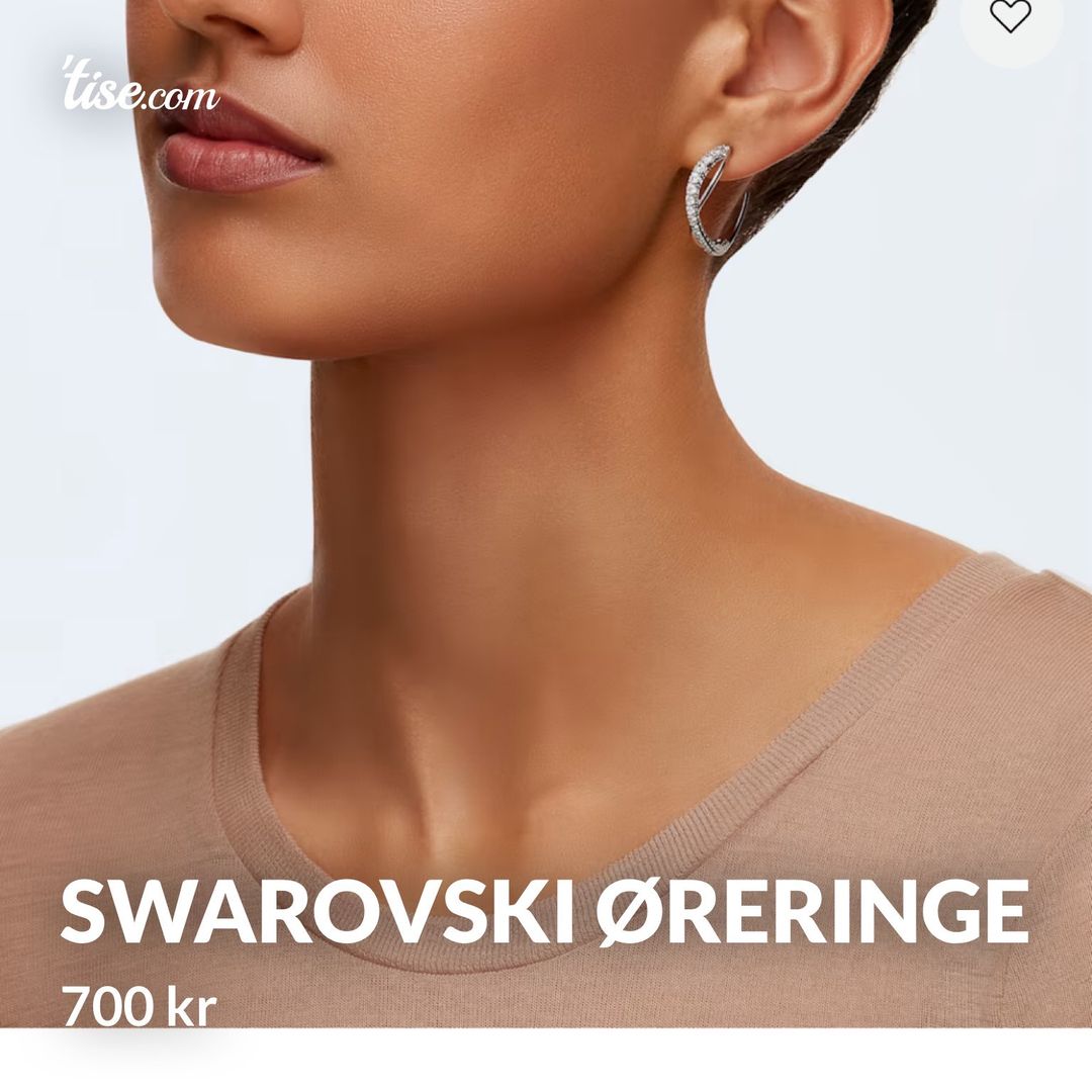 Swarovski øreringe