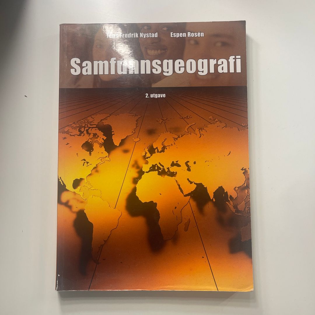 Samfunnsgeografi bok