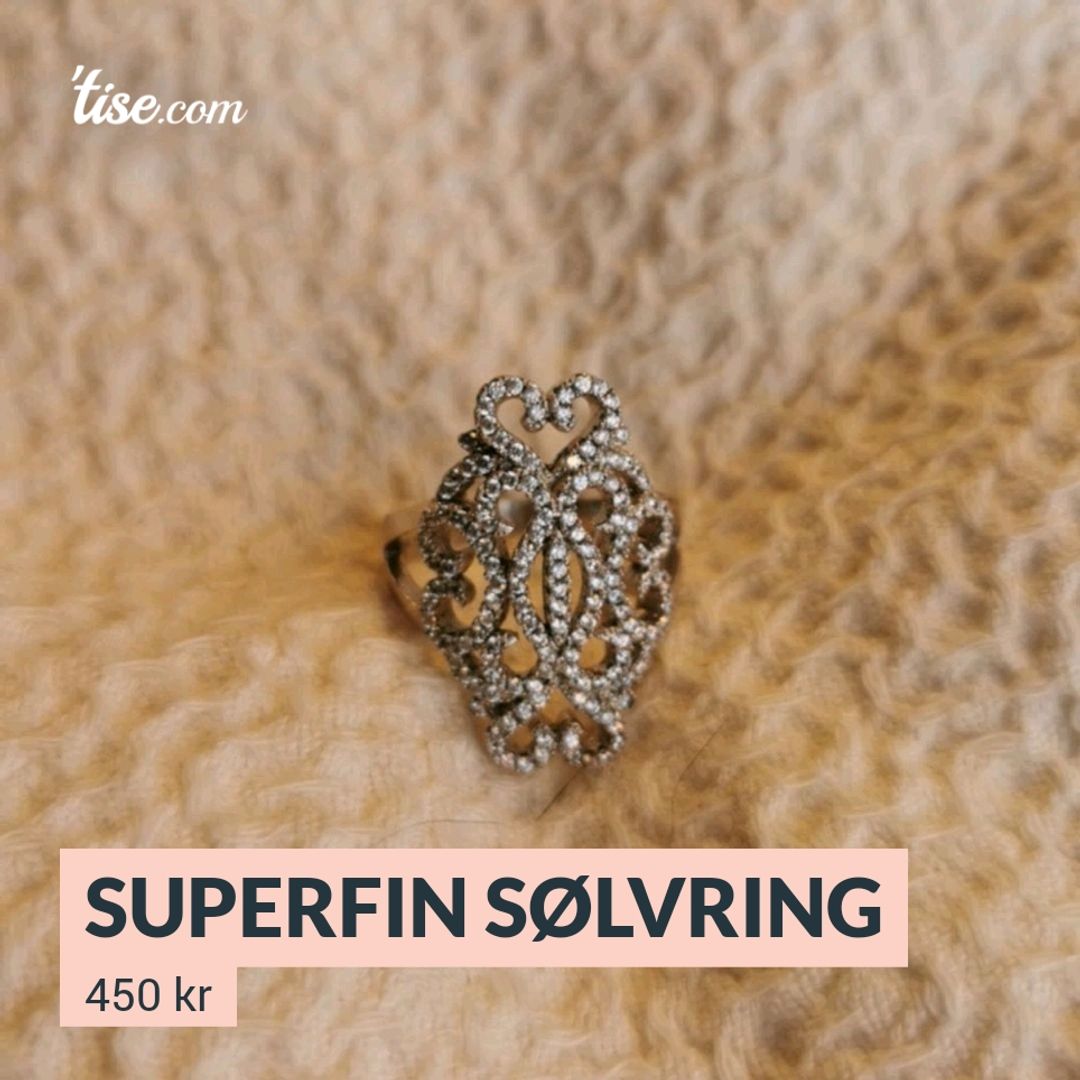 Superfin Sølvring