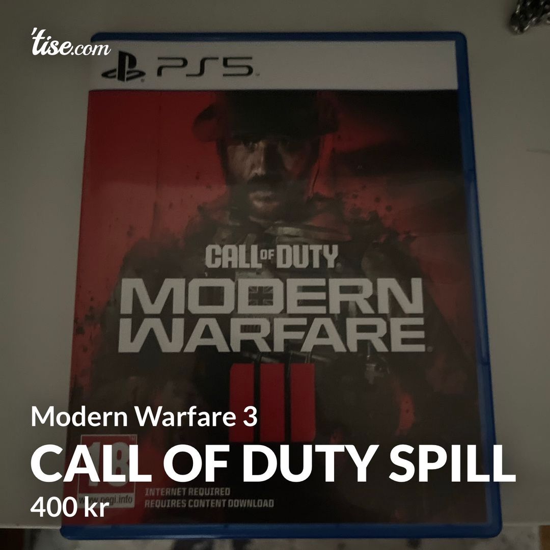 Call Of duty spill