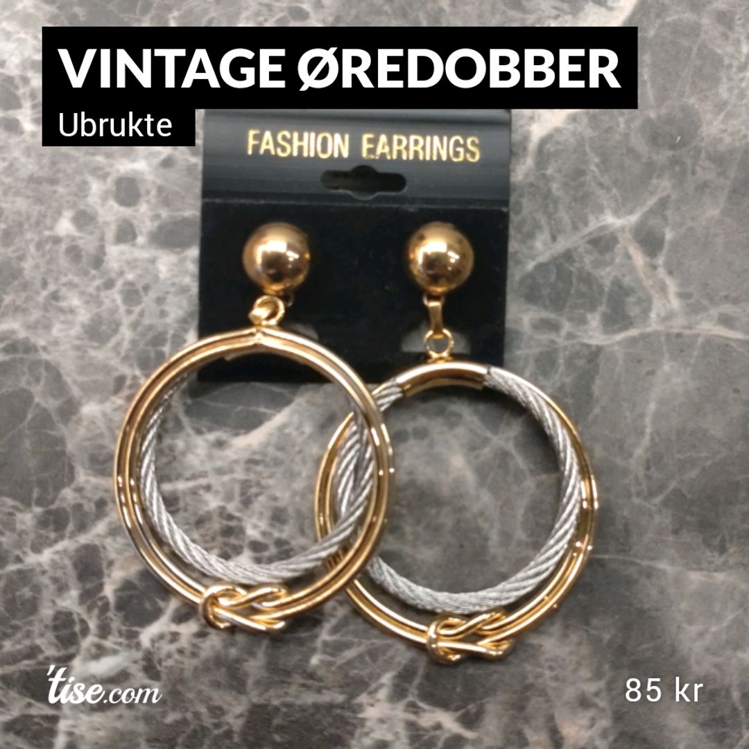 Vintage Øredobber