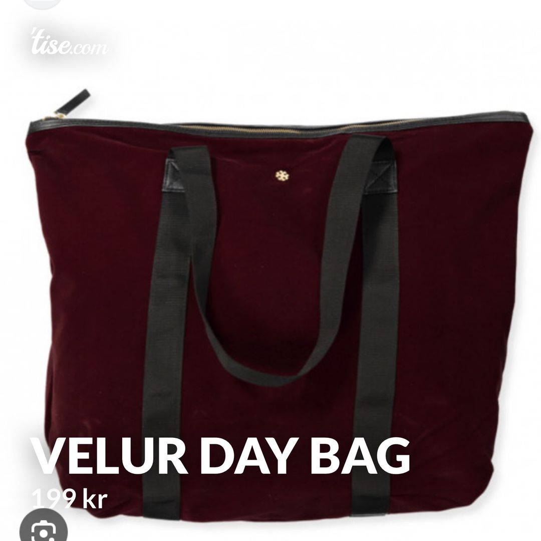 Velur day bag