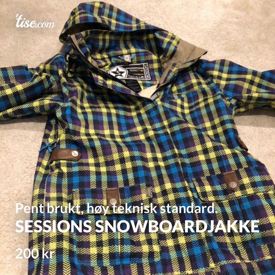 Sessions snowboardjakke