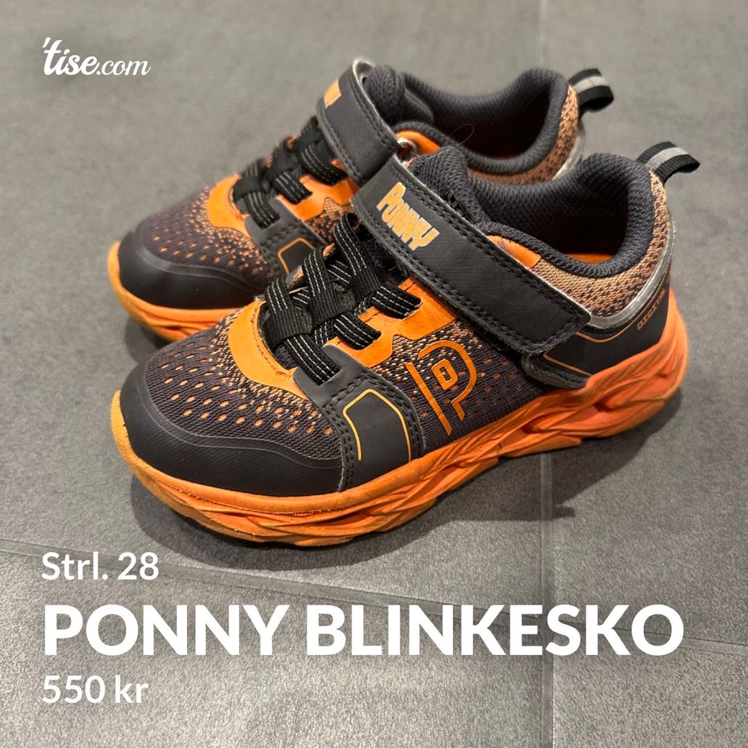 Ponny blinkesko