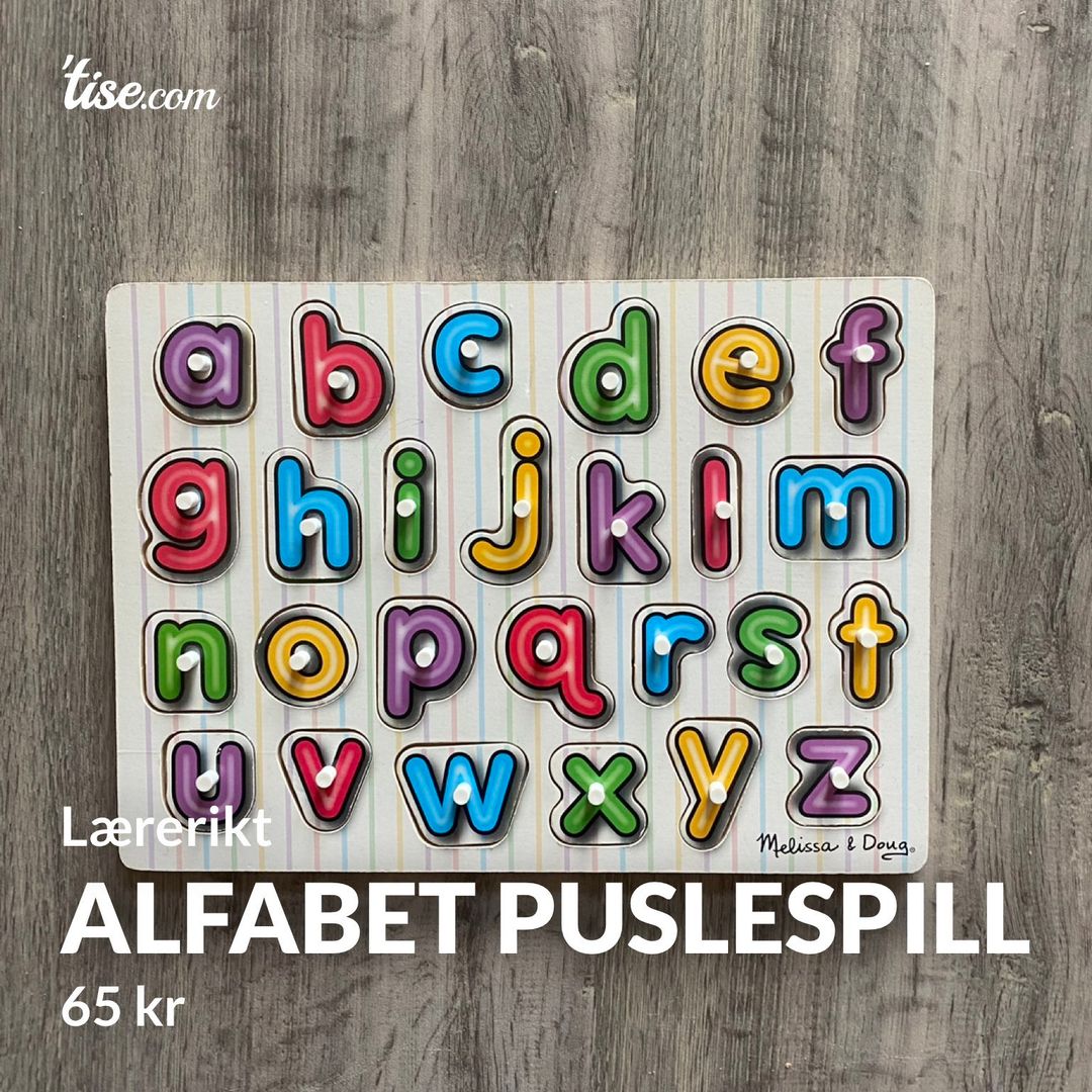 Alfabet puslespill