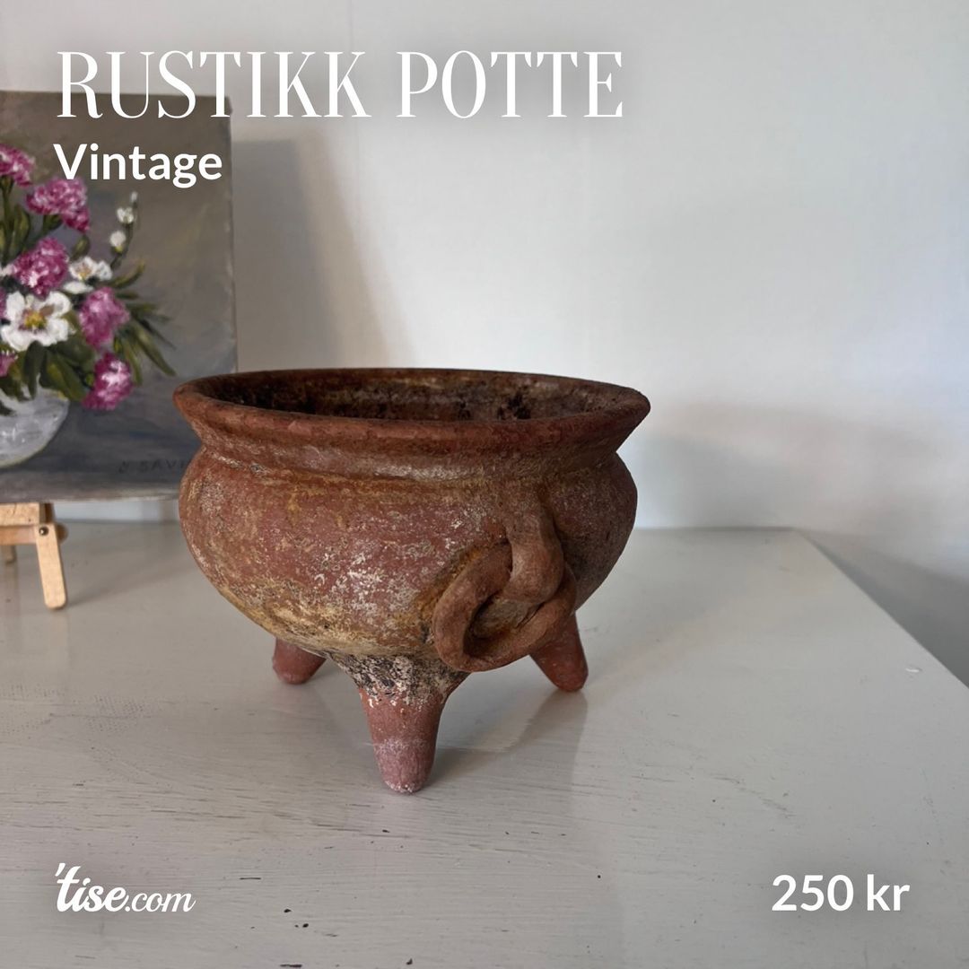 Rustikk potte