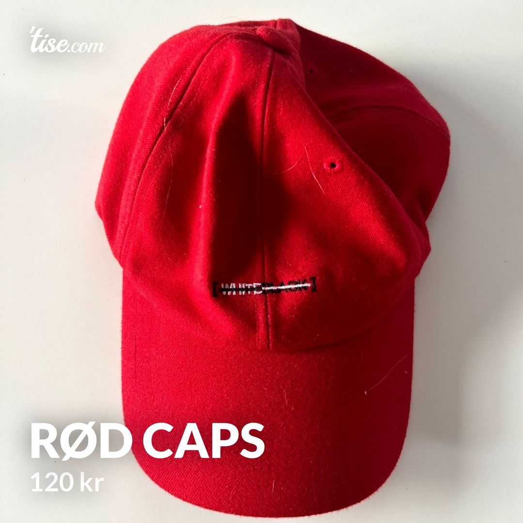 Rød caps