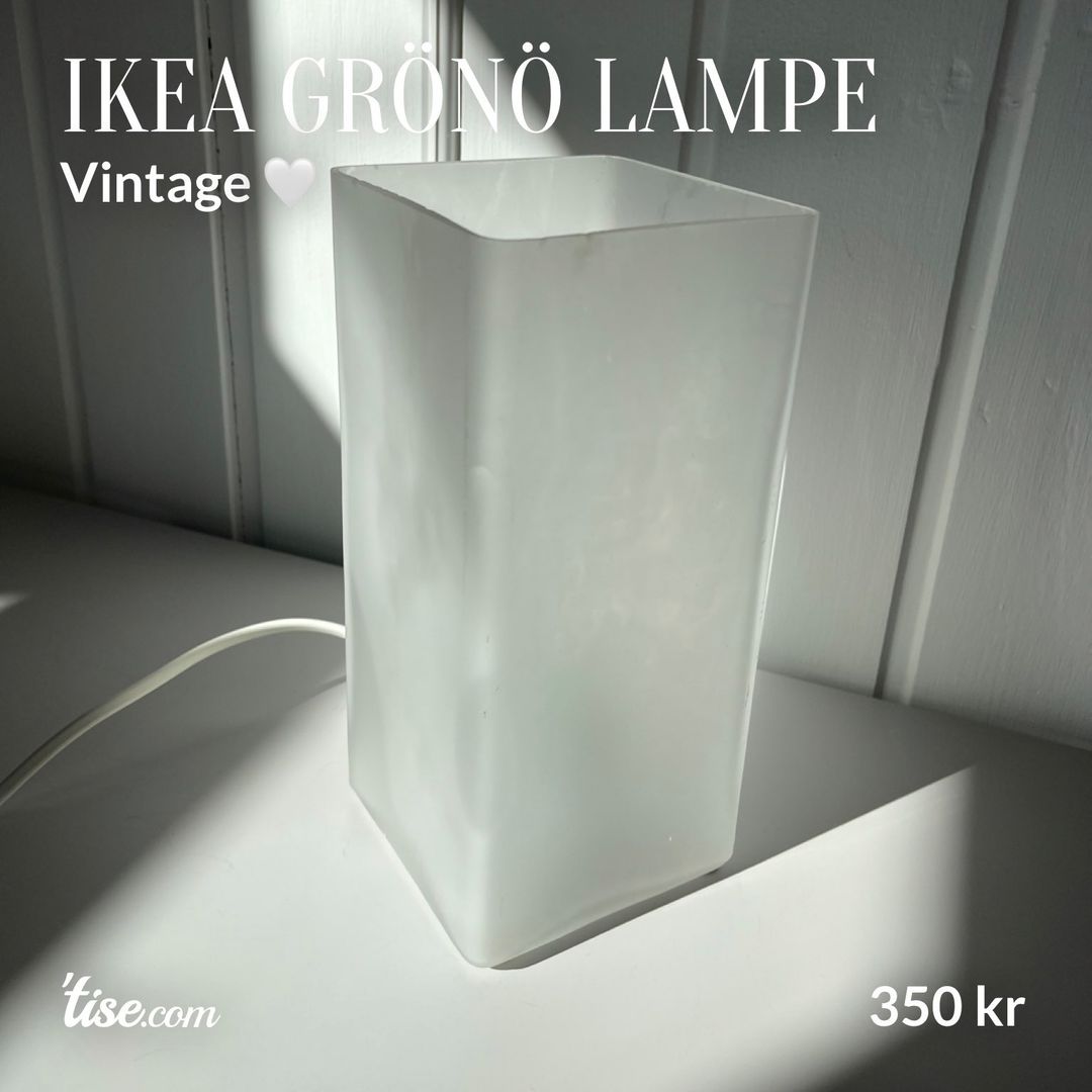 Ikea grönö lampe