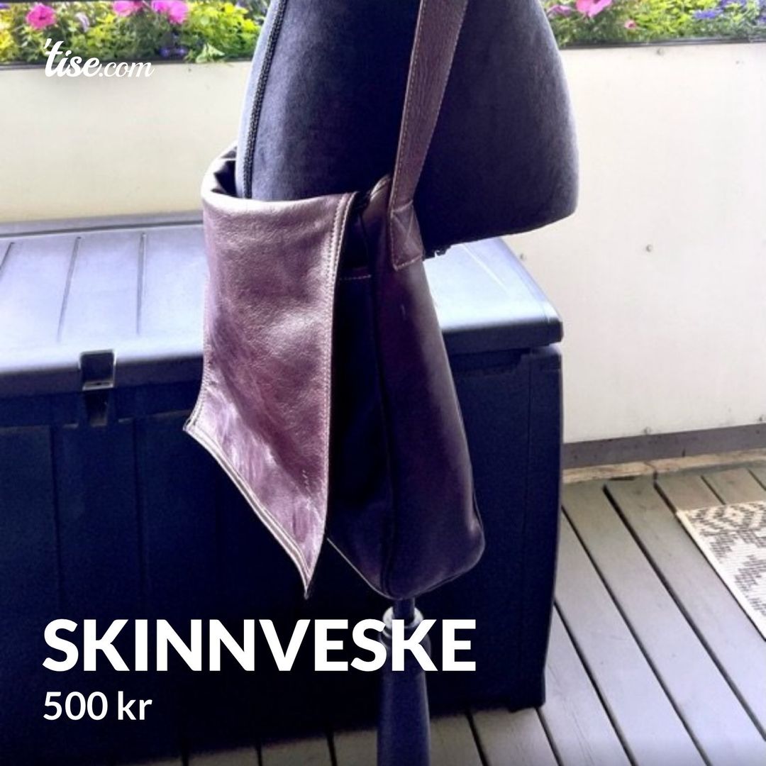 Skinnveske