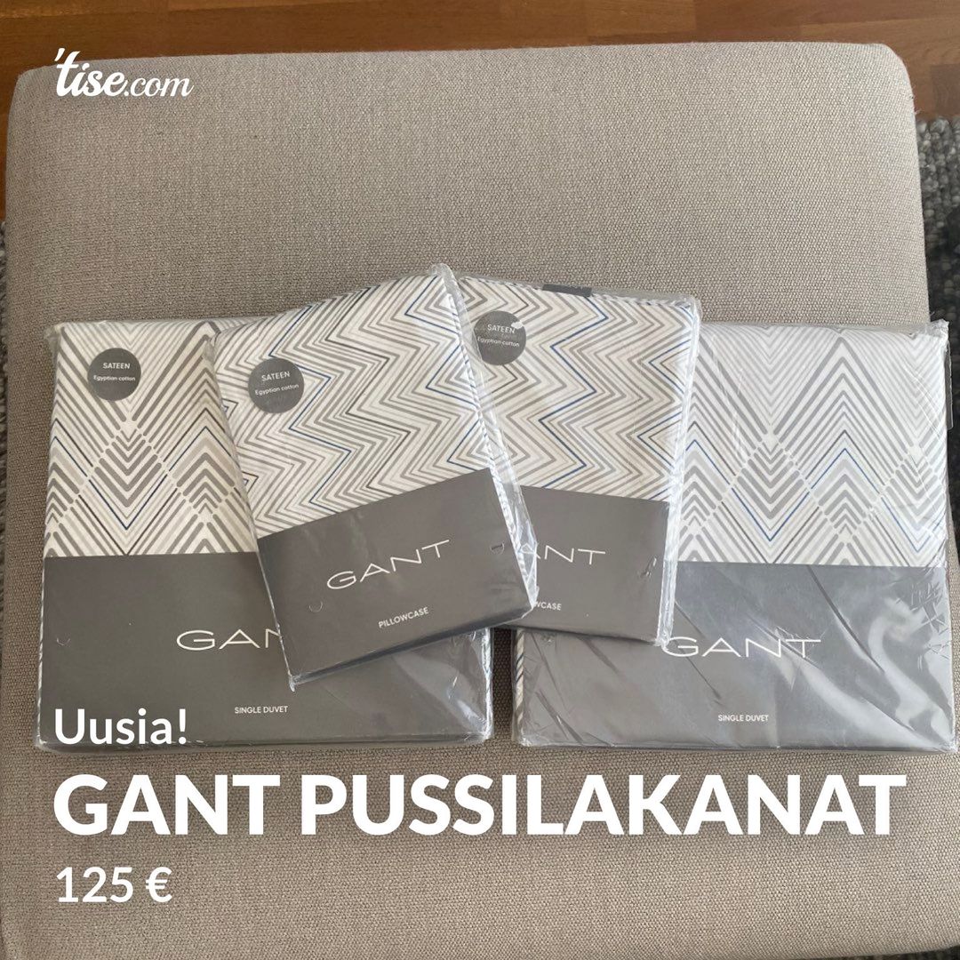 Gant pussilakanat