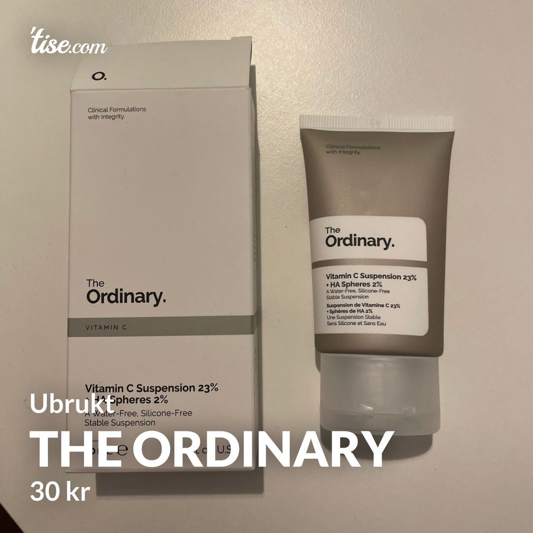 The ordinary