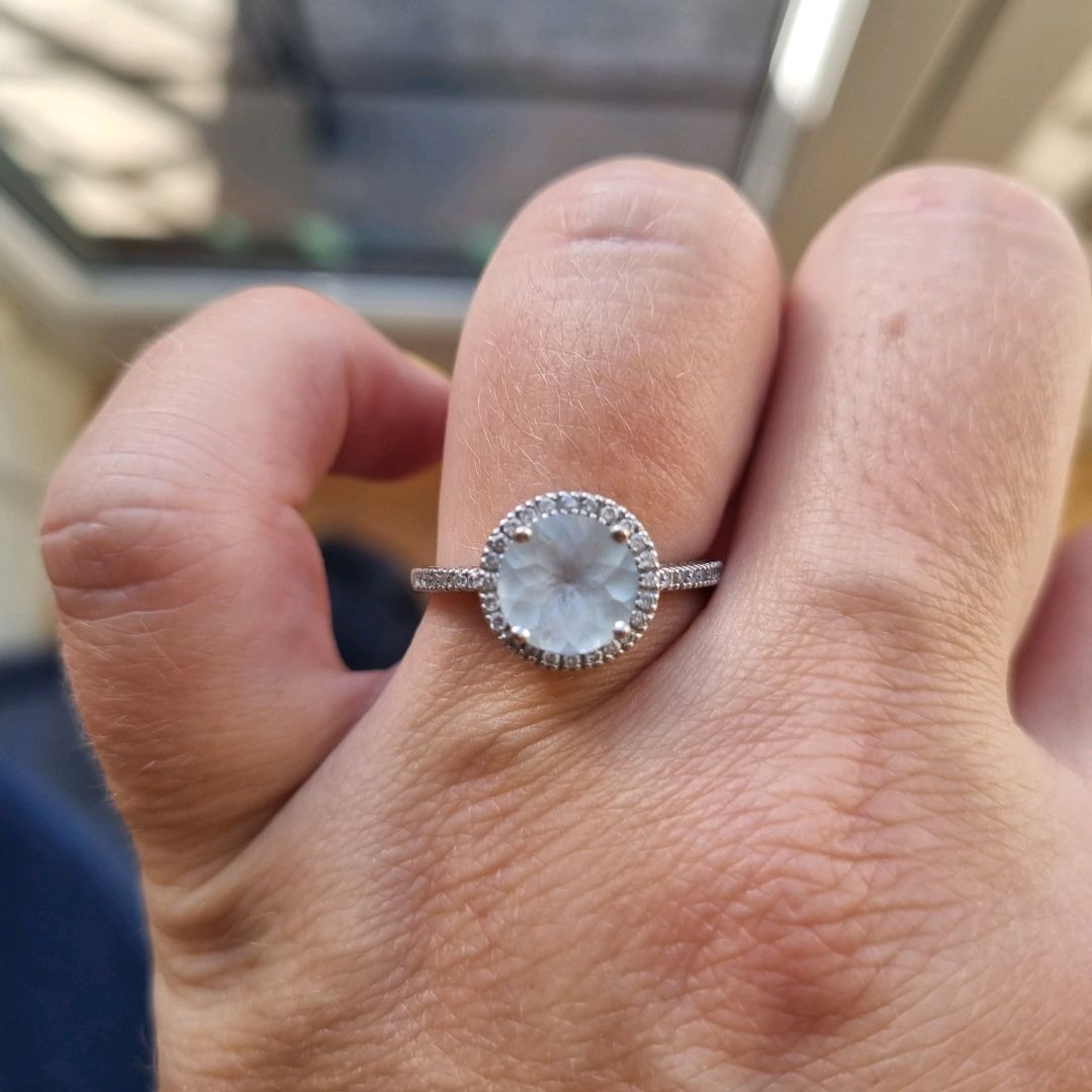 Akvamarin Ring