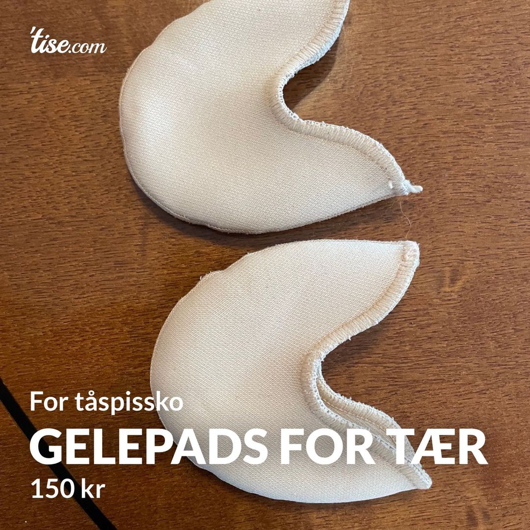 Gelepads for tær