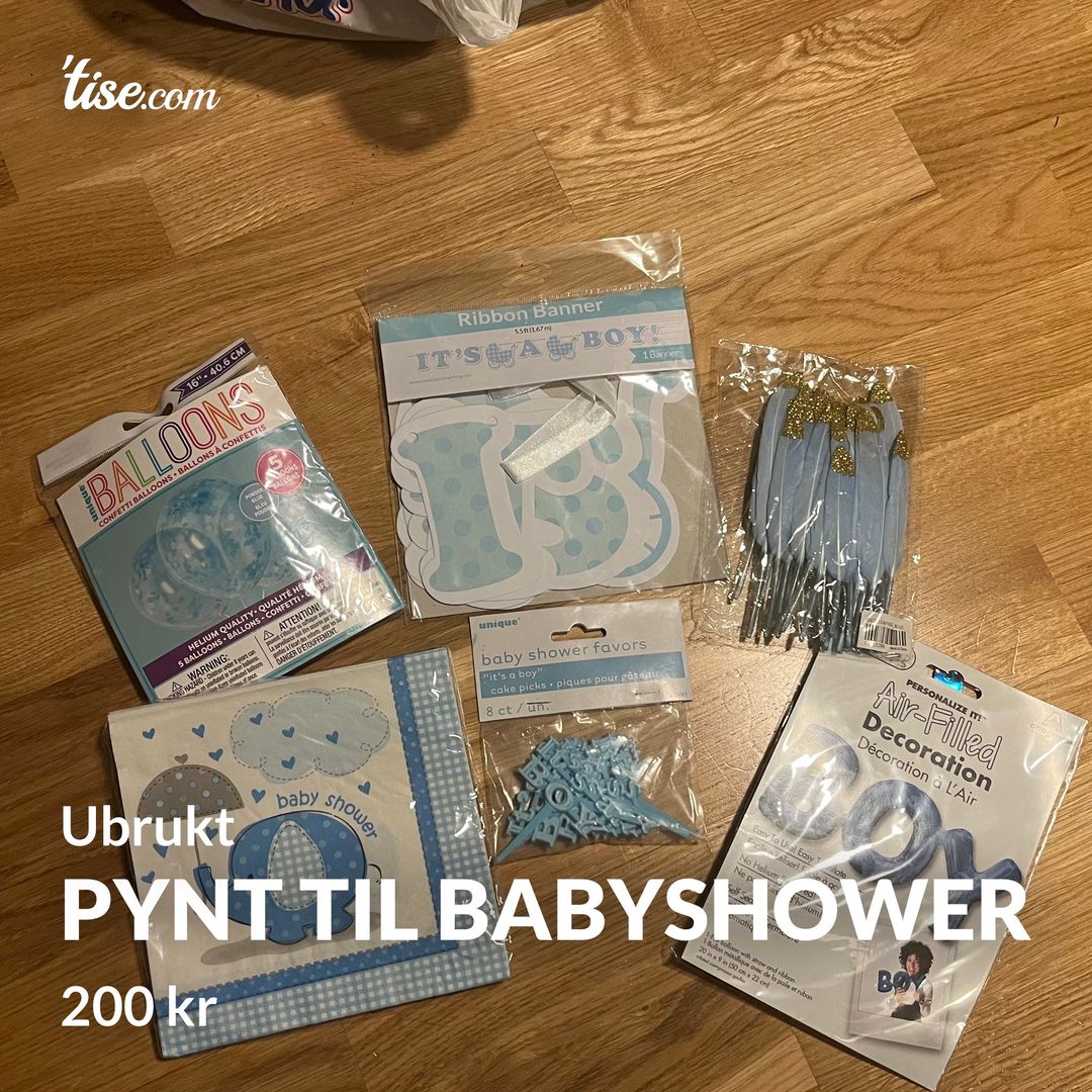 Pynt til babyshower