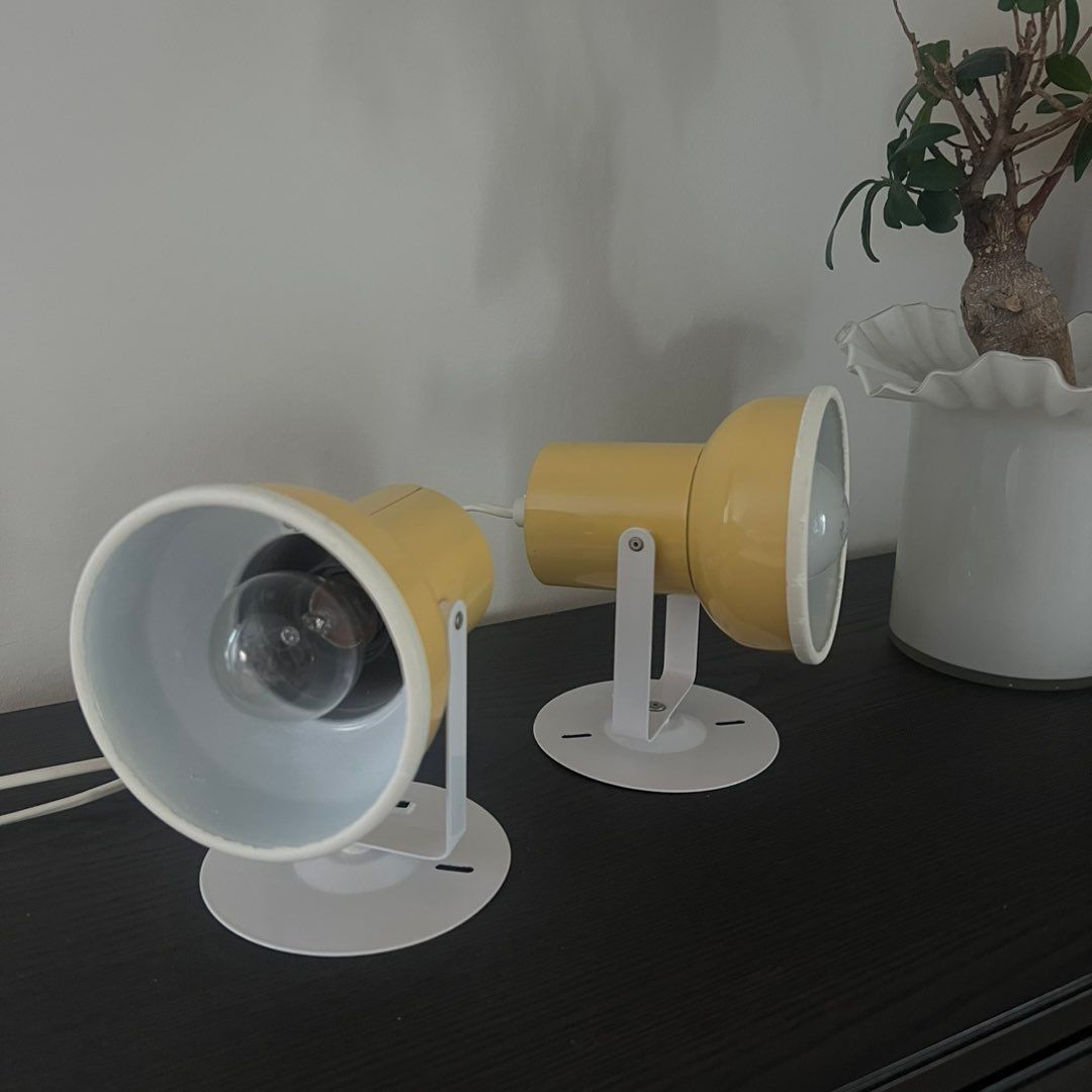 Retro vegglampe💛