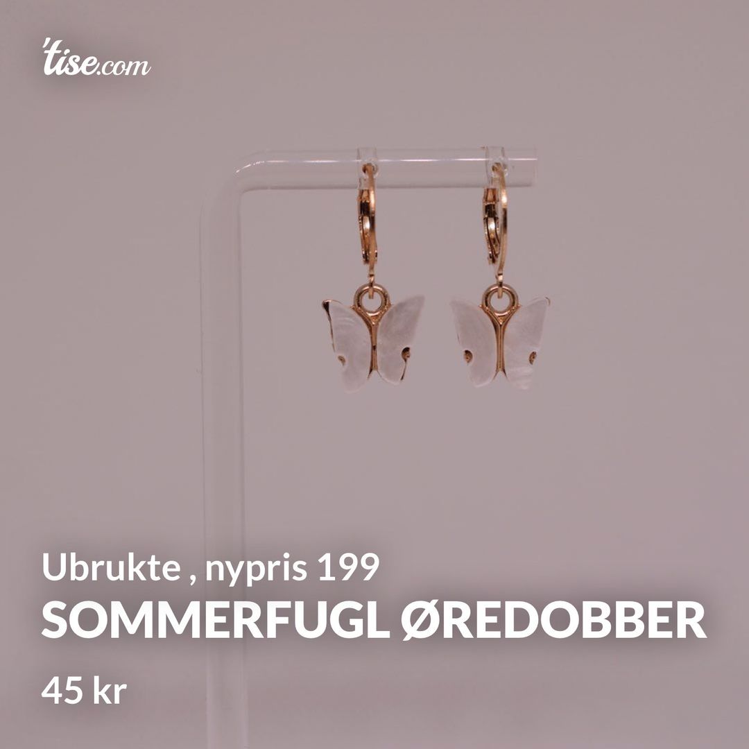 Sommerfugl øredobber