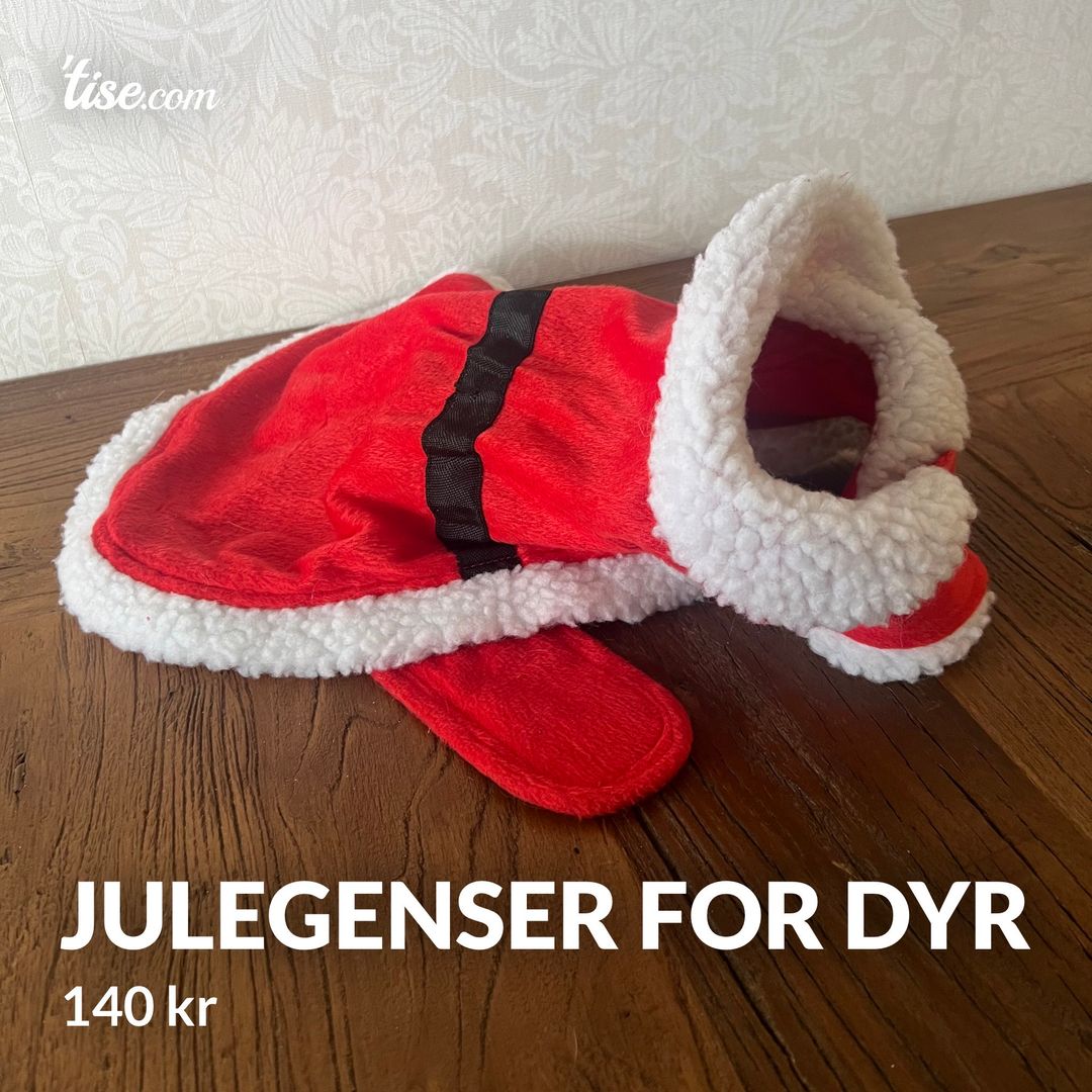 Julegenser for dyr