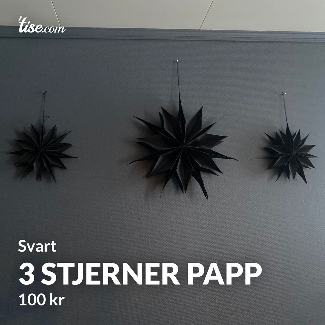 3 stjerner papp