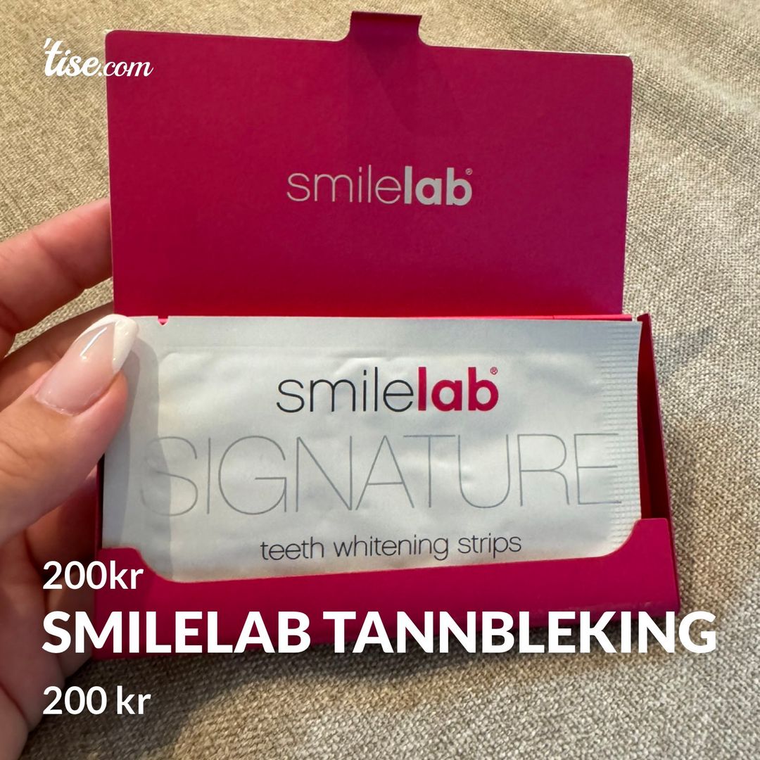 Smilelab tannbleking