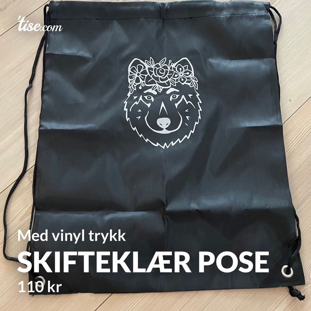 Skifteklær pose