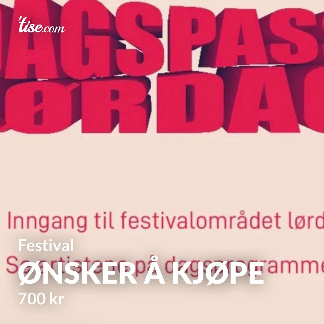 Ønsker å kjøpe