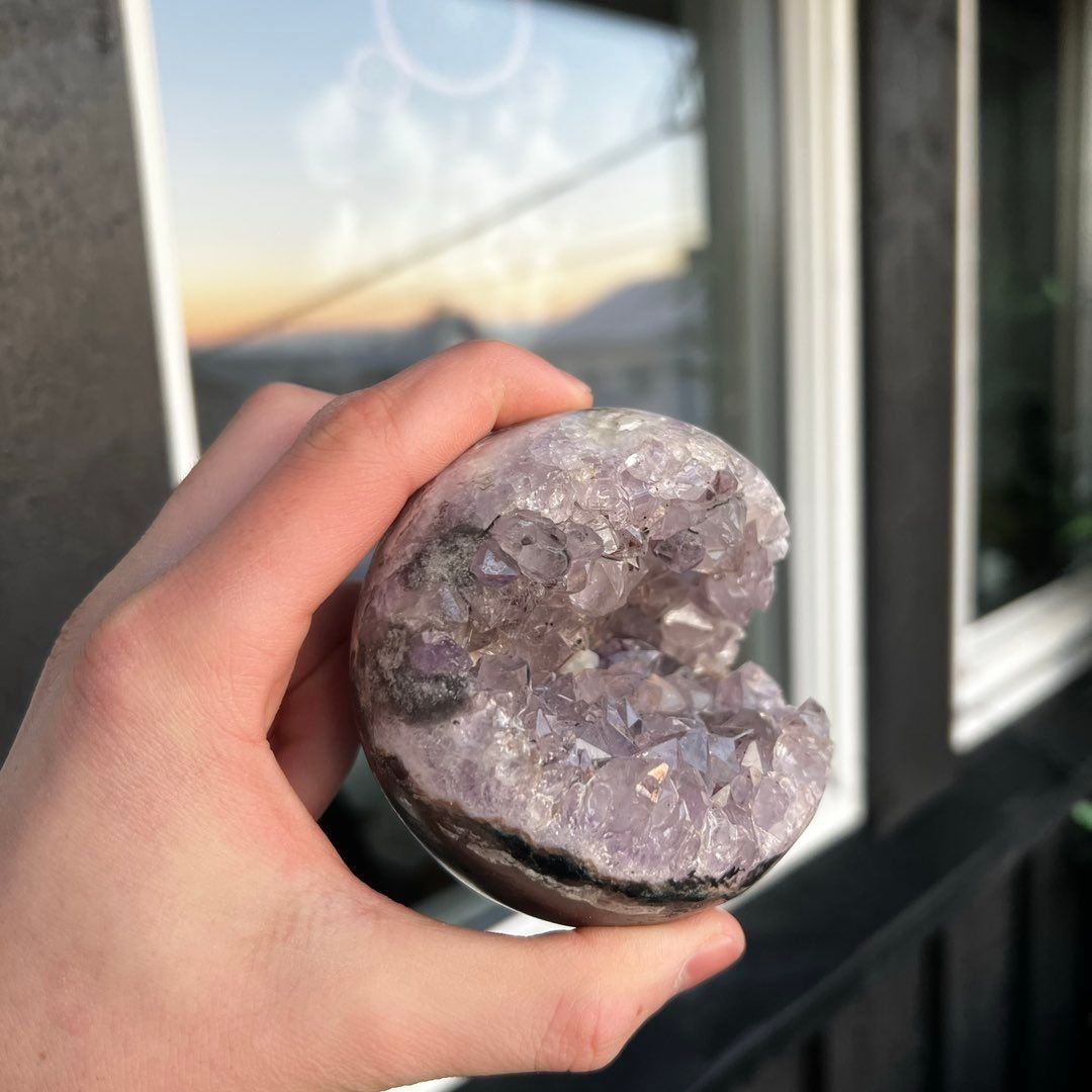 Amethyst sphere