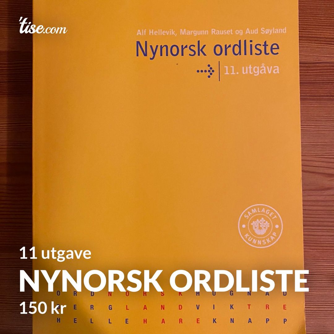 Nynorsk ordliste