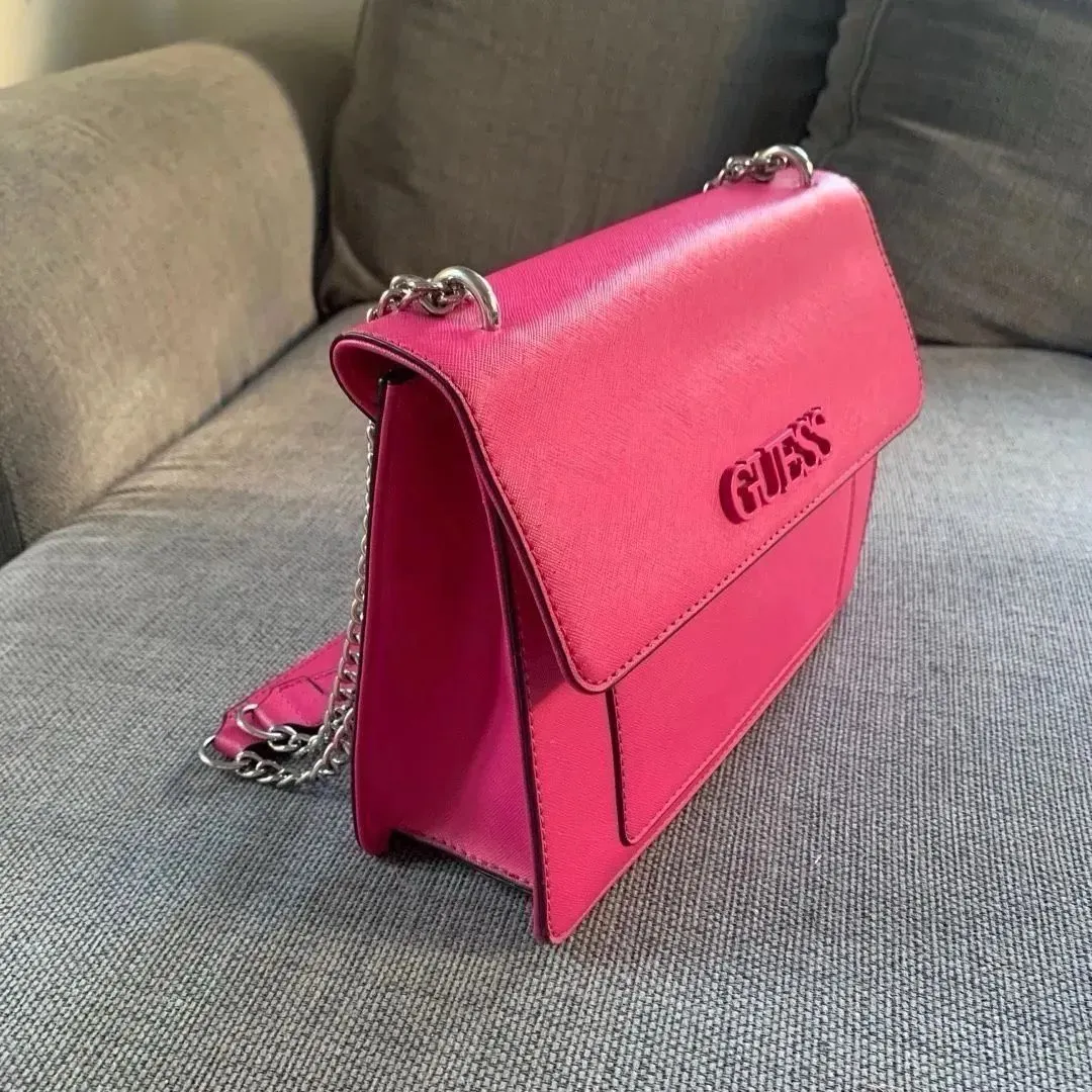 Guess pink purse