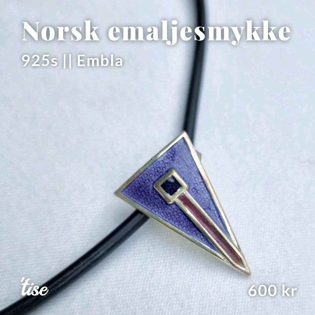 Norsk emaljesmykke