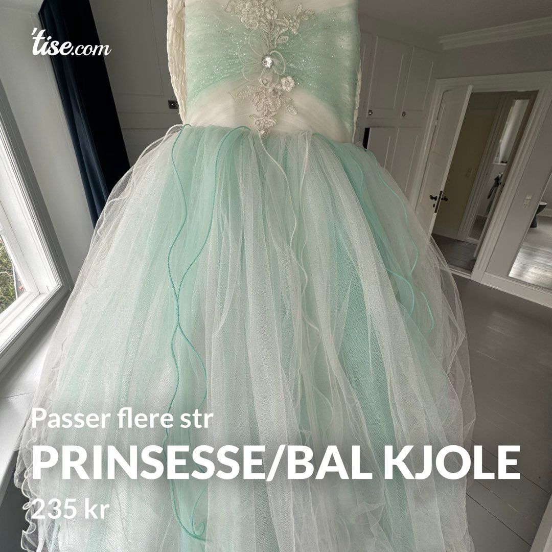 Prinsesse/bal kjole