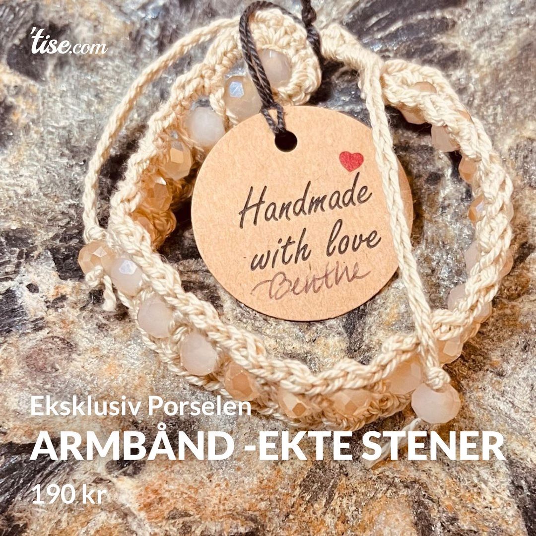 ARMBÅND -EKTE STENer