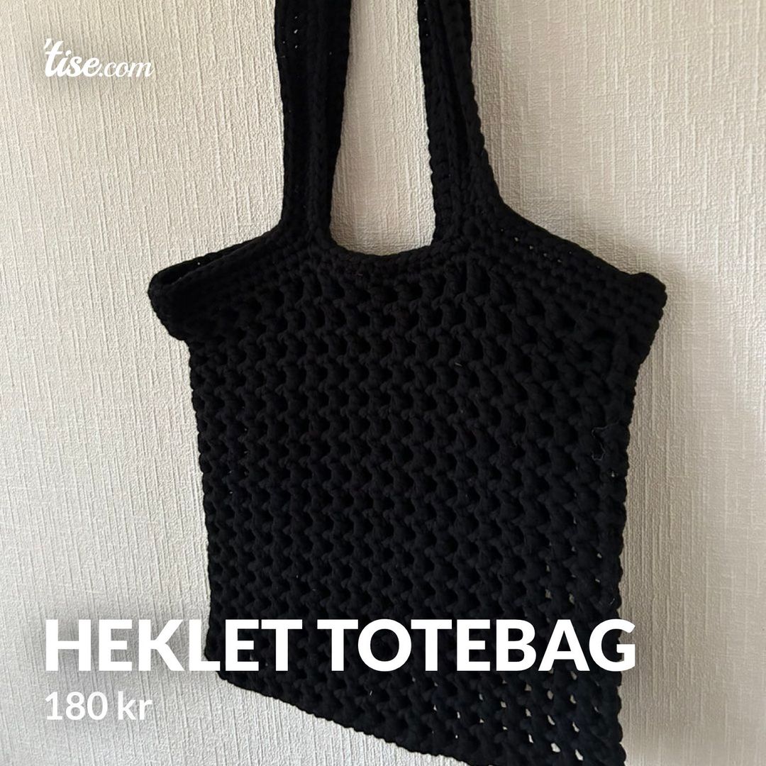 Heklet totebag