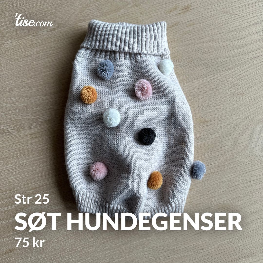 Søt hundegenser