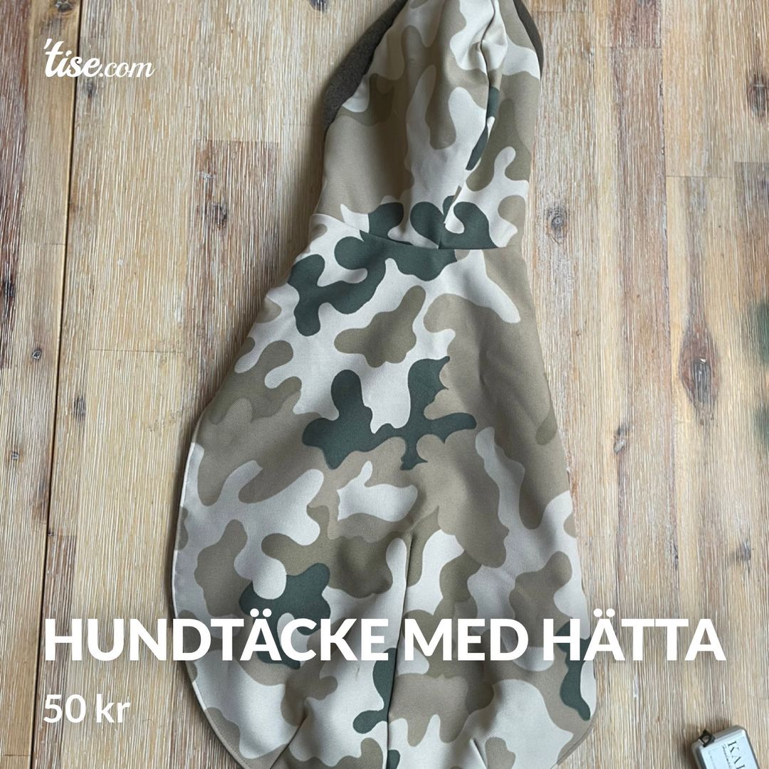 Hundtäcke med hätta