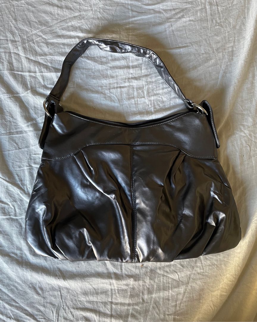 silver mini bag