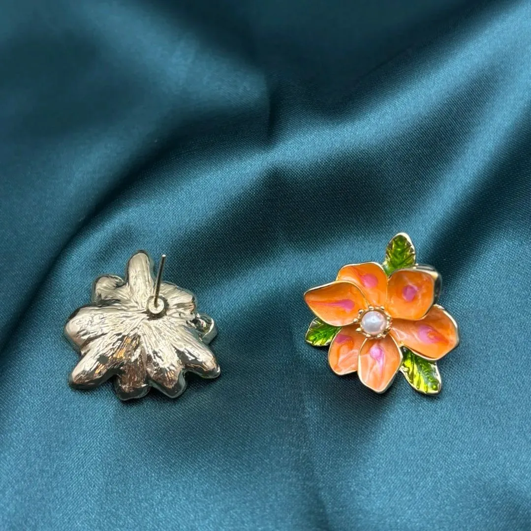 Flower earrings