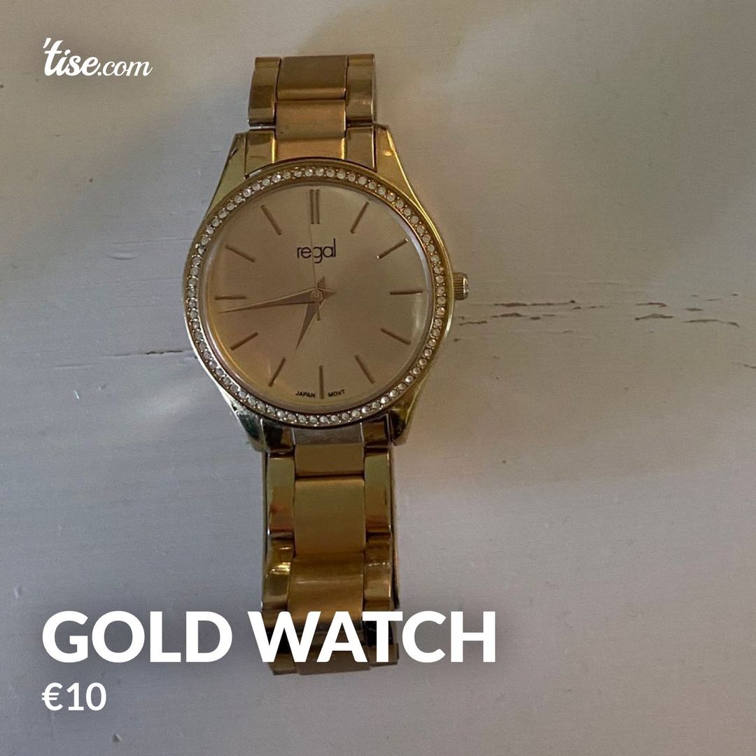 Gold watch