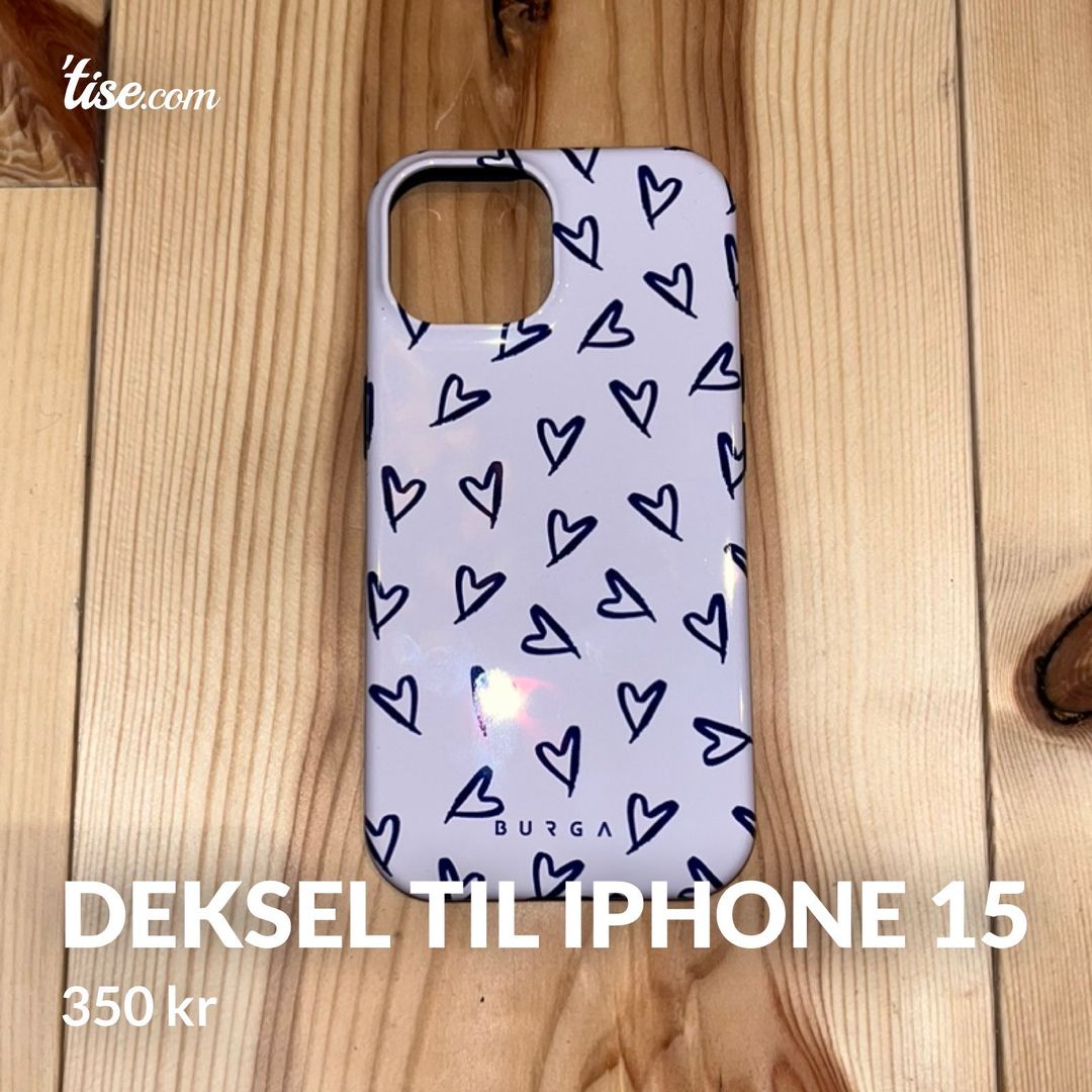 Deksel til iPhone 15