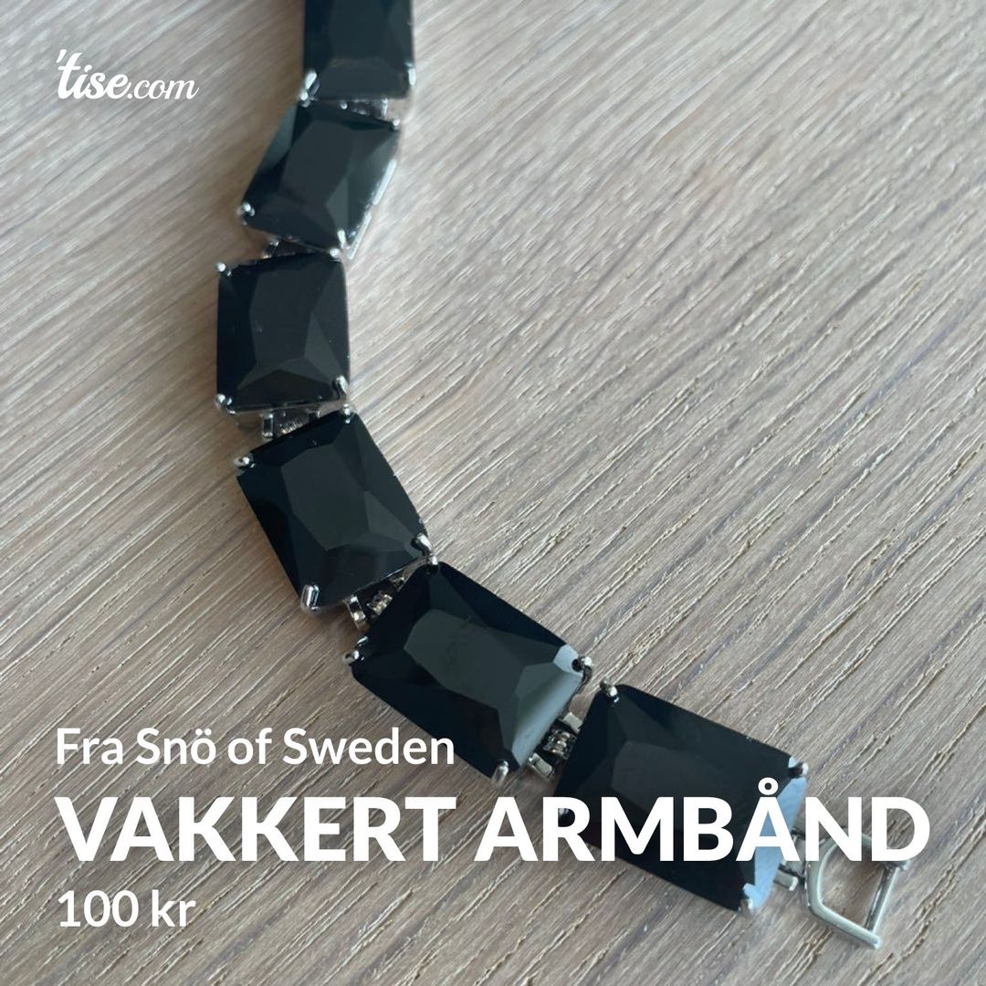 Vakkert armbånd