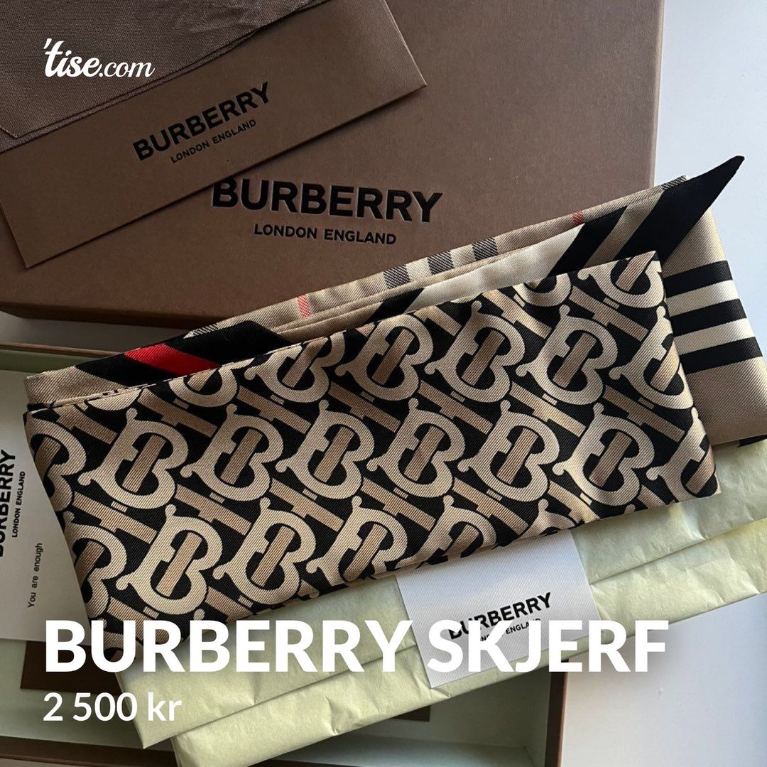 Burberry skjerf